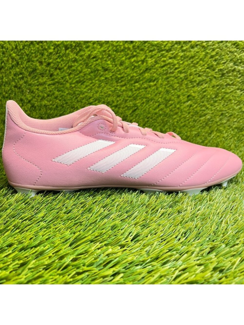 Adidas Goletto VIII FG Mens Size 11 Pink White Running Leather Soccer Cleats‎